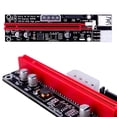 thumbnail image 5 of 009x Mining Powered Riser adaptador tarjeta gráfica extensión Pci-e 1x a 16x4p 6p Feliz Sencillez, 5 of 5