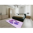 thumbnail image 4 of Ahgly Company Indoor Rectangle Patterned Tyrian Purple Area Rugs, 7' x 10', 4 of 6
