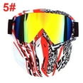 thumbnail image 1 of Motorcycle Face Mask Goggles Off Road Riding Motocross Dirt Bike Glasses Eyewear -5, 1 of 1