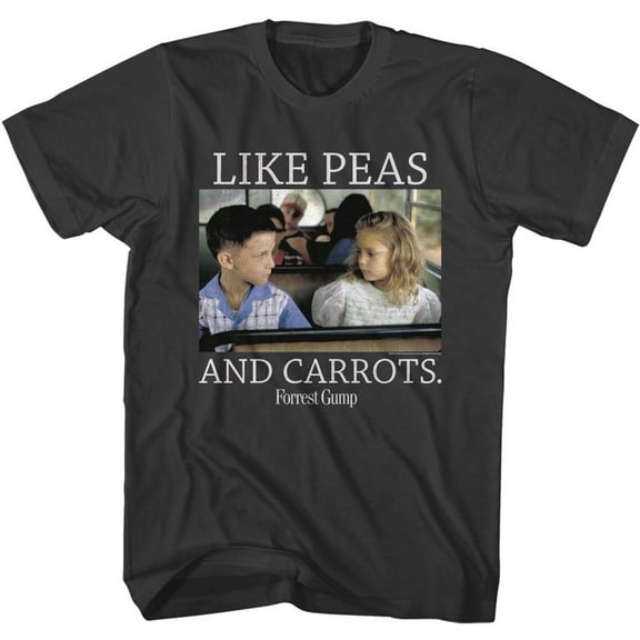 Forrest Gump Like Peas And Carrots Smoke Adult T-Shirt S
