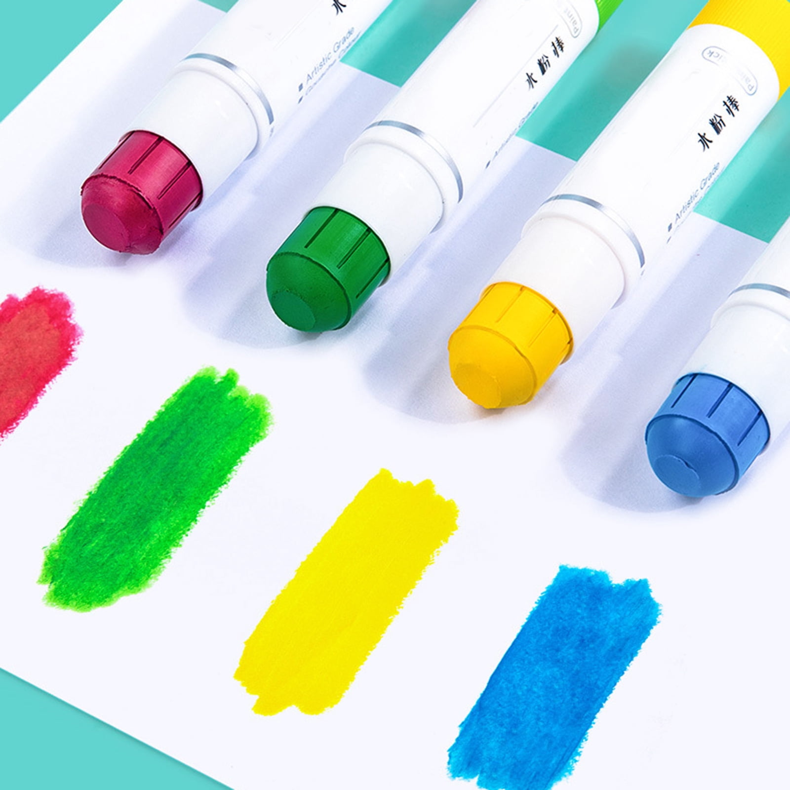 Soft Solid Gouache Paint Sticks Drawing Graffiti Art Washable for Students Artists Painter