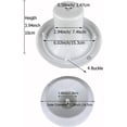 thumbnail image 4 of Water dispenser replacement parts Water dispenser smart seat ring water retaining device white Water dispenser smart seat ring water retaining device white, 4 of 5