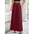 thumbnail image 3 of Pantalones anchos PRETTYGARDEN 2025 de cintura alta para mujer, 3 of 8