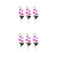 thumbnail image 1 of Advancent 3x Elija opciones ecológicas con estas orquídeas de plástico para la decoración del hogar Plastic Low quad White purple quad Blanco violeta 2Conjunto, 1 of 6