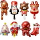 thumbnail image 2 of 10 mini globos de papel de aluminio para Navidad, Papá Noel, árbol de Navidad, hombre de jengibre, suministros de decoración para fiestas de Año Nuevo 2024, 2 of 5