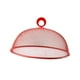 thumbnail image 3 of Malla metálica para cubrir alimentos, carpa, sombrilla, malla reutilizable para picnic al aire libre, red para cubrir alimentos, mantiene alejadas las Rojo 30cm, 3 of 9