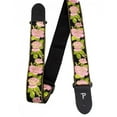 thumbnail image 2 of Perri's Premium Jaquard Weaved on Webbing Backing Guitar Strap Pink Rose 2 in., 2 of 4