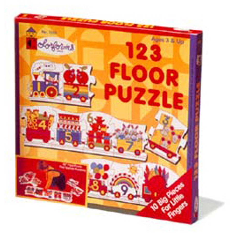 Colorforms 123 Floor Puzzle, 10 Pieces