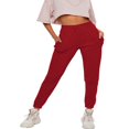 thumbnail image 1 of Joggers Légers en Molleton Français pour Femmes avec Poches, 1 of 5