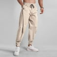 thumbnail image 4 of Men's Cargo Pants Men Pants plus Size Cargo for Men Working for Outdoor Star Apparel Slim Fit Mens Hiking Outdoor Star Mens with Pockets Clothes Construction Work Beige XS, 4 of 6