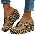 thumbnail image 1 of Womens Platform Sandals Open Toe Fashion Flip Flops Breathable Summer Slide Sandals for Women, 1 of 8