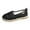 Black, variant on Women Flats Shoes Hollow Out Design Classic Platform Shoes Solid Color Breathable Structure Stylish Espadrilles Comfortable Footwear For Ladies Daily Casual Wear ,Us Size:8.5