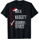 thumbnail image 1 of Nice Naughty Grandma’s Favorite Christmas divertida Xmas para hombre Camiseta | Camiseta casual de algodón, 1 of 7