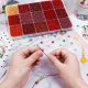 thumbnail image 3 of Cuentas de cristal para hacer joyas, formas facetadas, colores surtidos con caja contenedora, para arte y manualidades DIY, 3 of 5