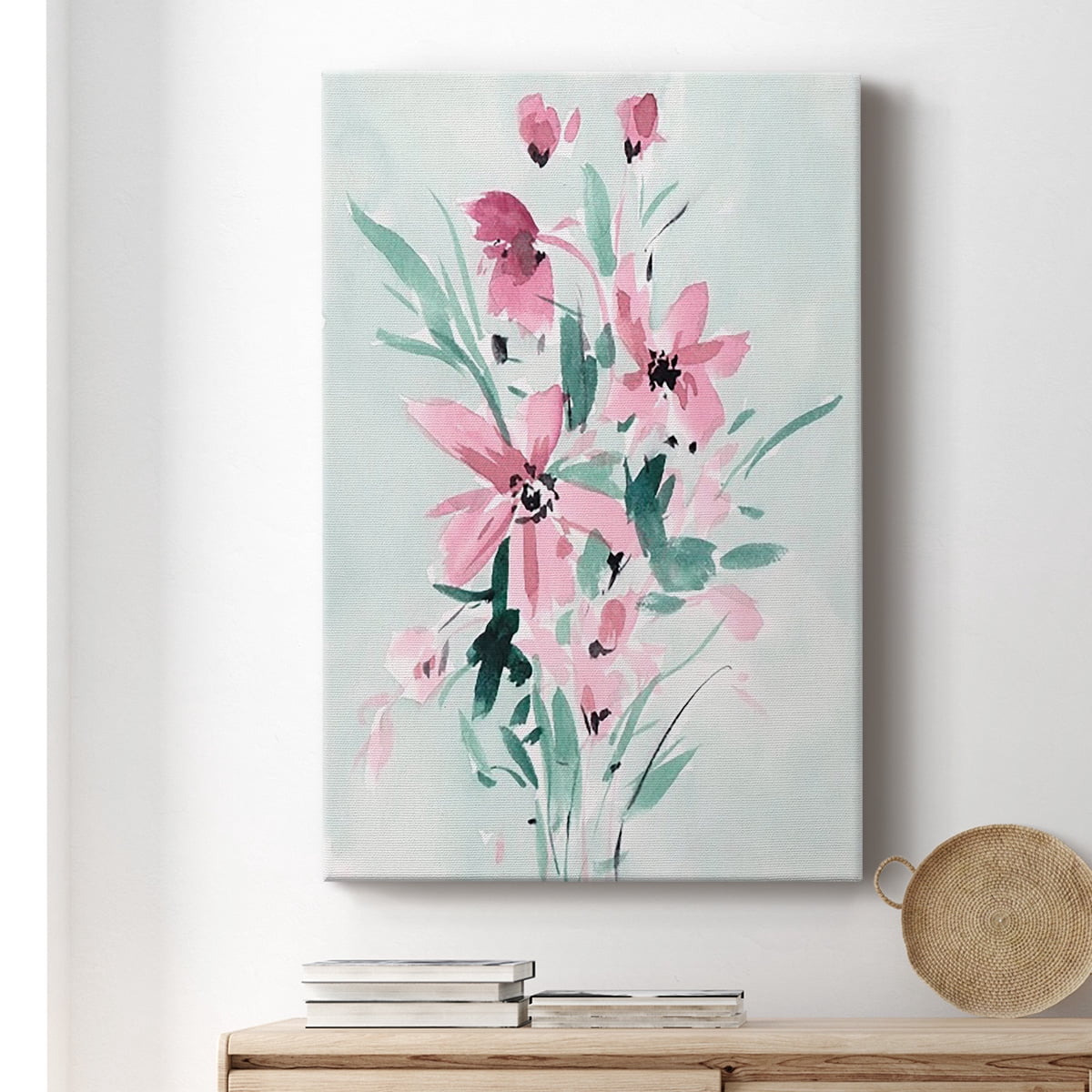 Posy Blooms II Premium Gallery Wrapped Canvas - Ready to Hang