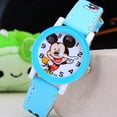 thumbnail image 5 of 2023 nuevo reloj de dibujos animados de moda lindos niños Mickey Mouse relojes niños niñas Pu cuero reloj de pulsera de cuarzo, 5 of 5