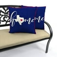 thumbnail image 3 of Jordan Manufacturing 18" x 18" Navy Texas Home Outdoor Throw Pillow, 3 of 8