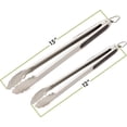 thumbnail image 5 of Ensemble de Pinces pour Gril BBQ Cuisinart CIT-2123 2 Pcs en Acier Inoxydable, 5 of 5