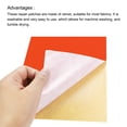 thumbnail image 4 of Self-Adhesive Velvet Patches Repair Patches Orange 58"x8" 2 Pack, 4 of 5