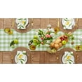 thumbnail image 3 of DII Heavyweight Check Fringe Table Runner, 3 of 4