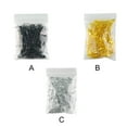 thumbnail image 4 of Qarigey 100X Pin seguro surtido pequeño acero antioxidante artesanías DIY artesanía para ropa broche mantas Accesorios de disfraces Oro, 4 of 6
