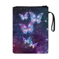 thumbnail image 2 of HELLHERO Colorful Butterfly Pattern Bible Cover with Handle Polyester Waterproof Book Storage Bag for Textbook Classroom Classmate Students Washable Travel, 2 of 8