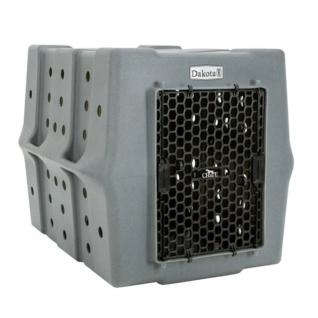 Dakota 283 Enclos pour Animaux de Compagnie Robuste et Rugueux, Grand, Granit Foncé