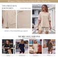 thumbnail image 2 of SUNBS Two Piece Lounge Set for Women Outfit Sets Casual Oversized Shirts Biker Shorts Matching Sets, 2 of 10