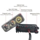 thumbnail image 4 of Riwesomey 2 uds luces LED impermeables para coche de alta potencia con lente DC 12V 6000K 6 luces LED para coche accesorios Bombillas para automóviles, 4 of 8