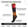 thumbnail image 2 of Pofeuu Watercolor Glasses Guinea Pig Print Compression Socks for Women & Men Circulation - Best Support for Nurses,Running,Athletic,Sports, 2 of 7