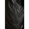 thumbnail image 5 of EXcelled  Men's Big and Tall Leather Racer Jacket, 5 of 5