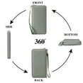 thumbnail image 5 of SENDEFN Wristlet RFID Blocking Women's Card Wallet, Gray Green, 5 of 7