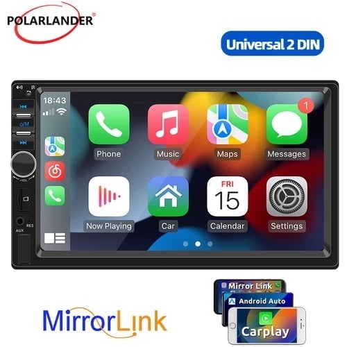 7''13 languages Car Radio MP5 MP4 Player Support TF/USB/FM/Auxin Double 2 DIN touch screen Stereo Mirror Link Cassette Player