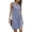 S-Dandelion Blue, variant on Aiyino Women's Maxi Dresses Plus Size Sleeveless Summer Casual Sundress Short Dress With Pockets,Flora Blue M