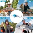 thumbnail image 4 of Mini Bionic Crank Hard Bait Minnow Wobbler Fishing W/ Swimbait Hook Treble, 4 of 7