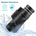 thumbnail image 6 of SPOORYYO 40X60 HD Monocular Telescope with Tripod and Universal Phone Clip, High Resolution, Low Light Night Vision for Bird Watching, Hunting, Concerts, Sightseeing, 6 of 9