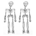 thumbnail image 1 of Pendientes colgantes de moda, colgante largo con forma de esqueleto, joyería para mujer, regalo para fiesta de Halloween y Navidad, 1 of 5