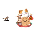 thumbnail image 1 of Figura de gato y caballo, escultura, obra de arte coleccionable, adorno, estatua para decoración de escritorio, estantería, mueble de sala de estar, d, 1 of 8