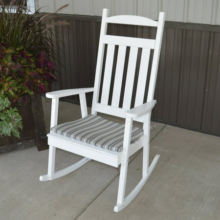 A & L Furniture Yellow Pine Classic Porch Rocker