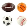 thumbnail image 1 of KAKOWELY 4 pelotas deportivas para apretar, juguete antiestrés para niños y adultos, juguete sensorial., 1 of 5