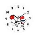 thumbnail image 1 of Reloj de pared silencioso Acrílico Moderno Reloj Decorativo Diseño Redondo Para Colgar en la Pared 20 cm, 1 of 8