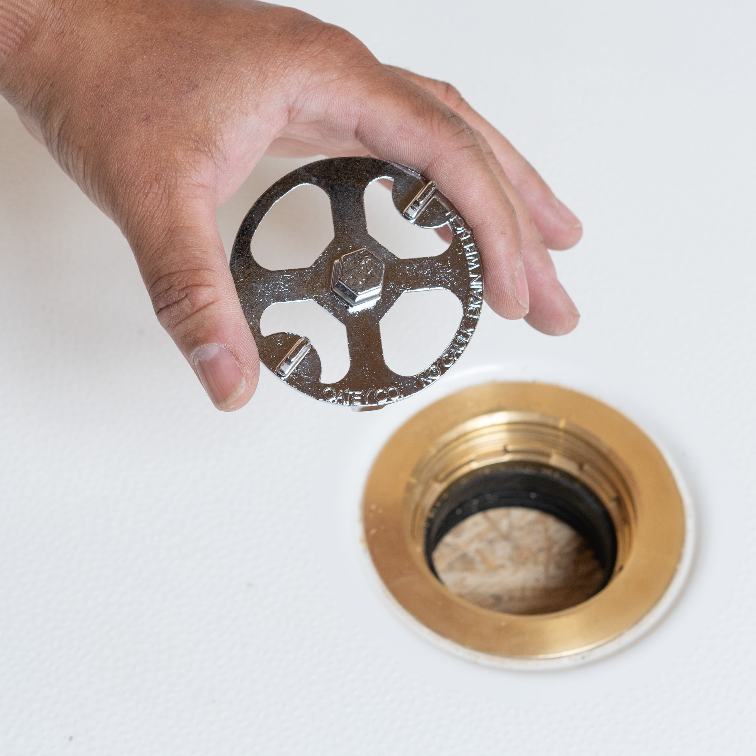 Oatey 42239 2 in. 140 NC No-Caulk Shower Drain Wrench