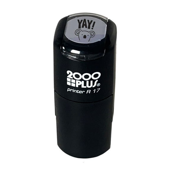 YAY! Koala Stamp / 2000 Plus Self Inking Teacher Stamp / Black Imprint Stamper / School Worksheet Stamp