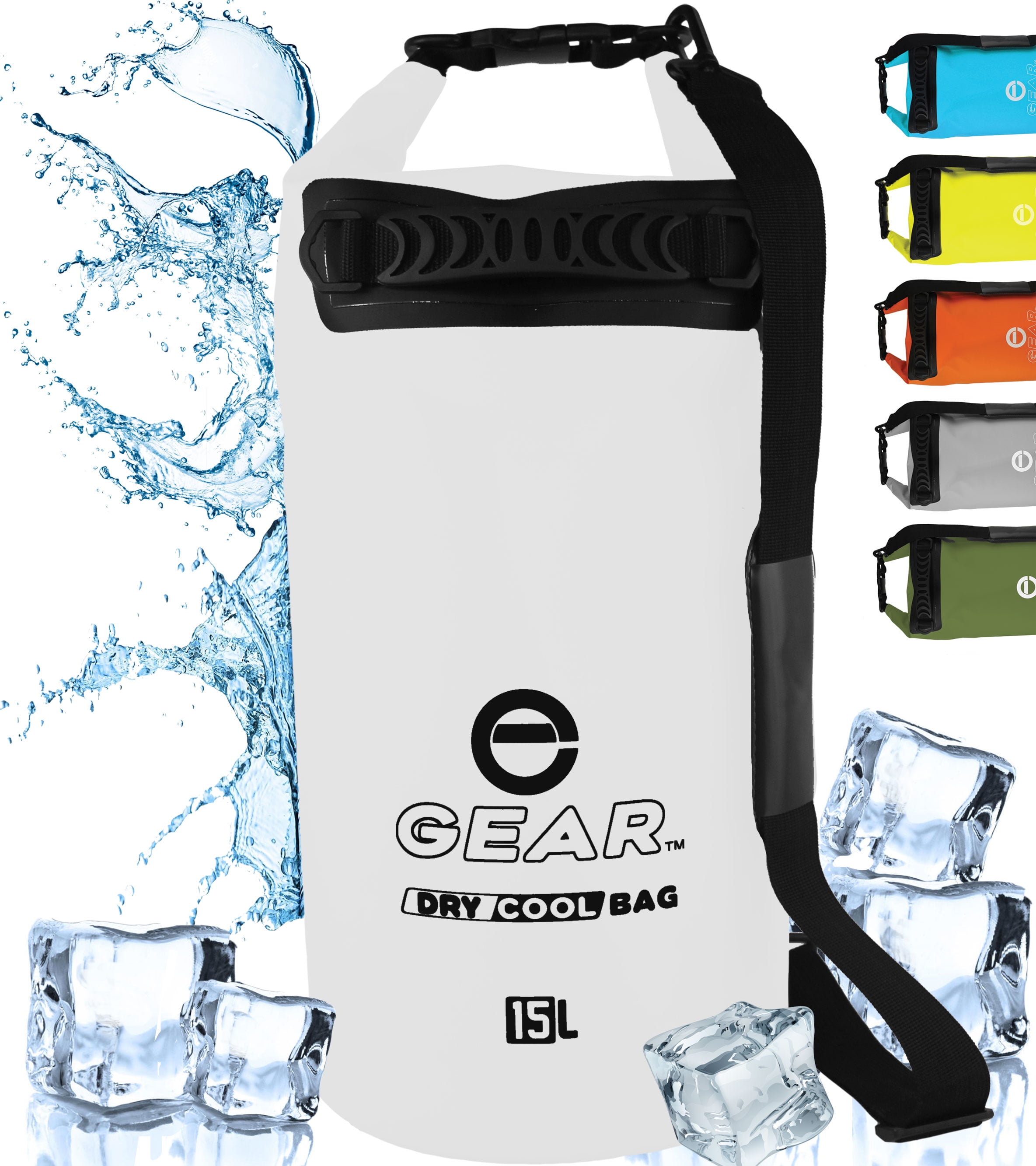 Enthusiast Gear Dry Bag Cooler Roll Top, Insulated, Leak Proof