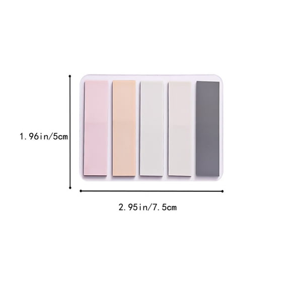 Clearance Under $1.29! 100PCS Index Sticky Notes, Solid Color Memo Tabs for Book Marking & Reminders, Paper, for Office & Study, (One Size, Vintage)