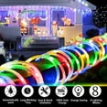 thumbnail image 6 of JOPESO Solar Rope Lights Outdoor Waterproof 39FT 100LED Solar String Lights 8 Modes Clear Tube Hanging Lights Clearance for Christmas Decorations, 6 of 13