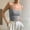 A666 Gray, variant on Womens Straight Square Neck Spaghetti Strap Camisoles Seamless Slim Fit Tank Tops Casual Summer Sleeveless Layering Essential Yoga Athletic Activewear Shirts
