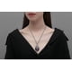 thumbnail image 4 of Collar de piedra de cristal de amatista Árbol de la vida Embalaje de alambre de metal Collar con colgante de cristal en forma de lágrima, 4 of 5