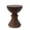 Brown + Concrete+1, variant on KAIFENG Natural Hourglass Ribbed Outdoor Accent Side Table Weather Resistant Patio Garden Balcony End Table