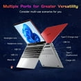 thumbnail image 6 of 15.6" IPS FHD-Laptop Intel Pentium Quad Core N100 16GB RAM 1TB SSD (Beat to i3-1115G4 Up to 3.4GHz) with Backlit Keyboard Fingerprint Reader Windows 11, 6 of 7